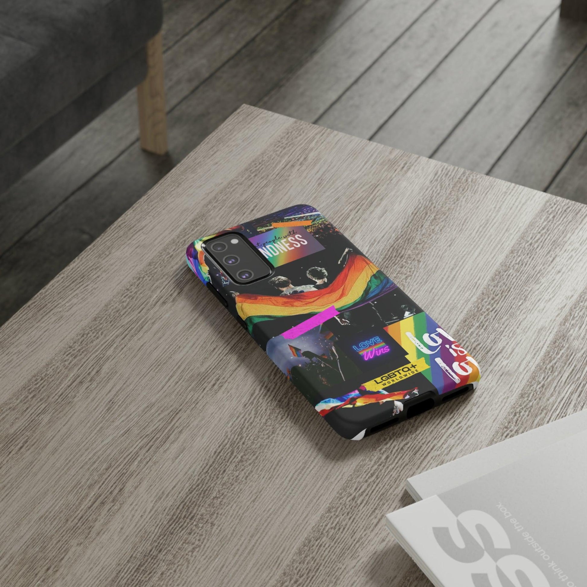 LGBTQWorldwide - ,,COMMUNITY" Doppelgehäuse Handyhülle Accessories, Glossy, iPhone Cases, Matte, Phone accessory, Phone Cases, Samsung Cases, Thermo, Valentine's Day Picks lgbtq Bekleidung Accessoires unisex Zubehör