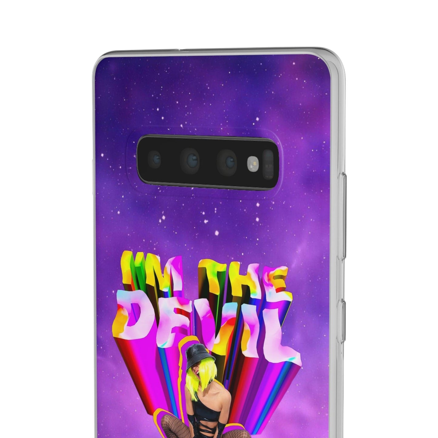 LGBTQWorldwide - ,,I AM THE DEVIL" Flexible Handyhülle Accessories, Case, iPhone, iPhone Cases, Phone accessory, Phone Cases, Samsung Cases, silikon, Valentine's Day promotion lgbtq Bekleidung Accessoires unisex Zubehör