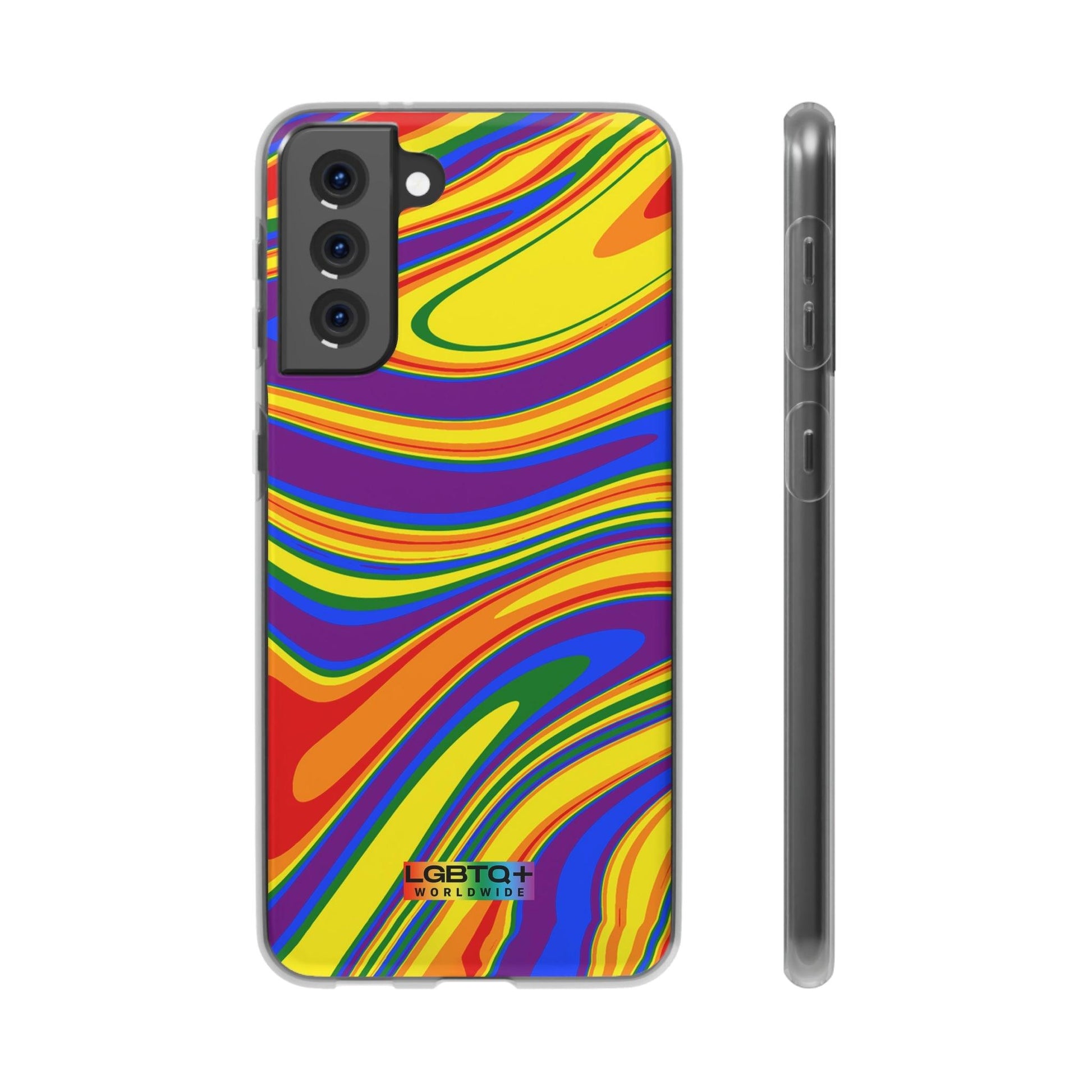 LGBTQWorldwide - ,,FARBEN" Flexible Handyhülle Accessories, Case, iPhone, iPhone Cases, Phone accessory, Phone Cases, Samsung Cases, silikon, Valentine's Day promotion lgbtq Bekleidung Accessoires unisex Zubehör