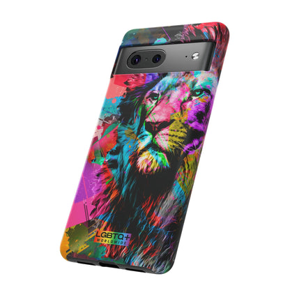 LGBTQWorldwide - ,,STARKER LÖWE" Doppelgehäuse Handyhülle Accessories, Glossy, iPhone Cases, Matte, Phone accessory, Phone Cases, Samsung Cases, Thermo, Valentine's Day Picks lgbtq Bekleidung Accessoires unisex Zubehör