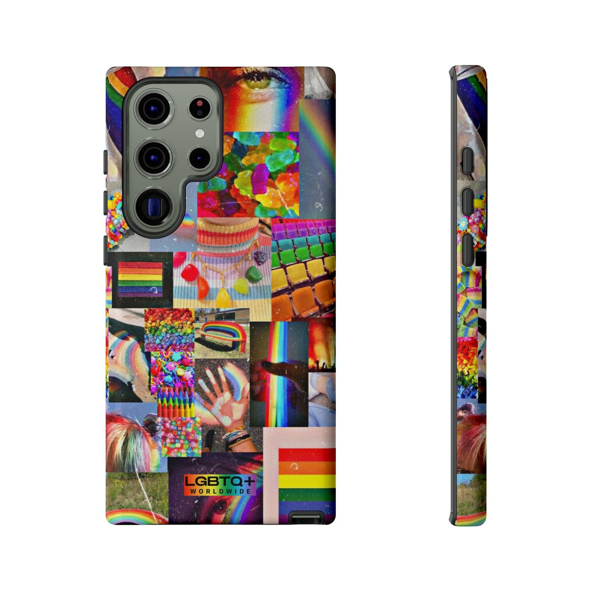 LGBTQWorldwide - ,,FARBEN" Doppelgehäuse Handyhülle Accessories, Glossy, iPhone Cases, Matte, Phone accessory, Phone Cases, Samsung Cases, Thermo, Valentine's Day Picks lgbtq Bekleidung Accessoires unisex Zubehör