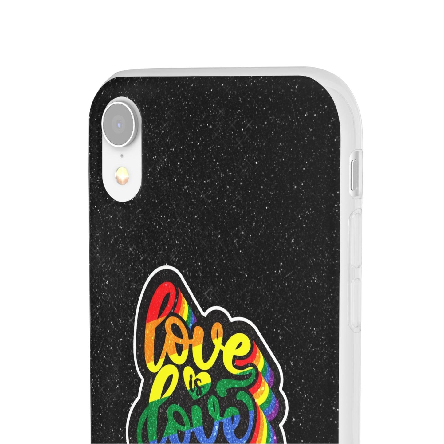 LGBTQWorldwide - ,,LIEBE IST LIEBE" Flexible Handyhülle Accessories, Case, iPhone, iPhone Cases, Phone accessory, Phone Cases, Samsung Cases, Valentine's Day promotion lgbtq Bekleidung Accessoires unisex Zubehör