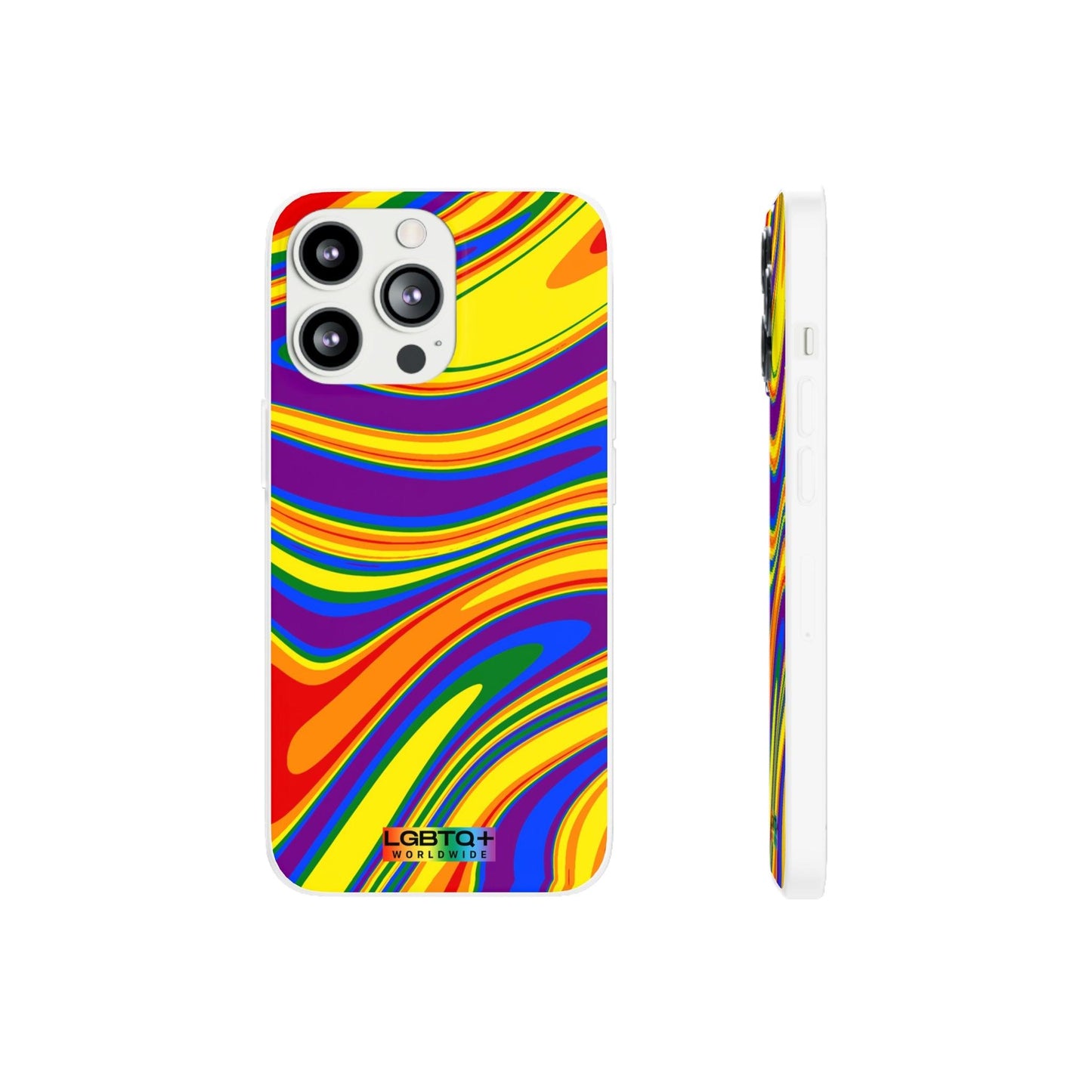 LGBTQWorldwide - ,,FARBEN" Flexible Handyhülle Accessories, Case, iPhone, iPhone Cases, Phone accessory, Phone Cases, Samsung Cases, silikon, Valentine's Day promotion lgbtq Bekleidung Accessoires unisex Zubehör