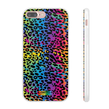 LGBTQWorldwide - ,,LEOPARD" Flexible Handyhülle Accessories, Case, iPhone, iPhone Cases, Phone accessory, Phone Cases, Samsung Cases, silikon, Valentine's Day promotion lgbtq Bekleidung Accessoires unisex Zubehör