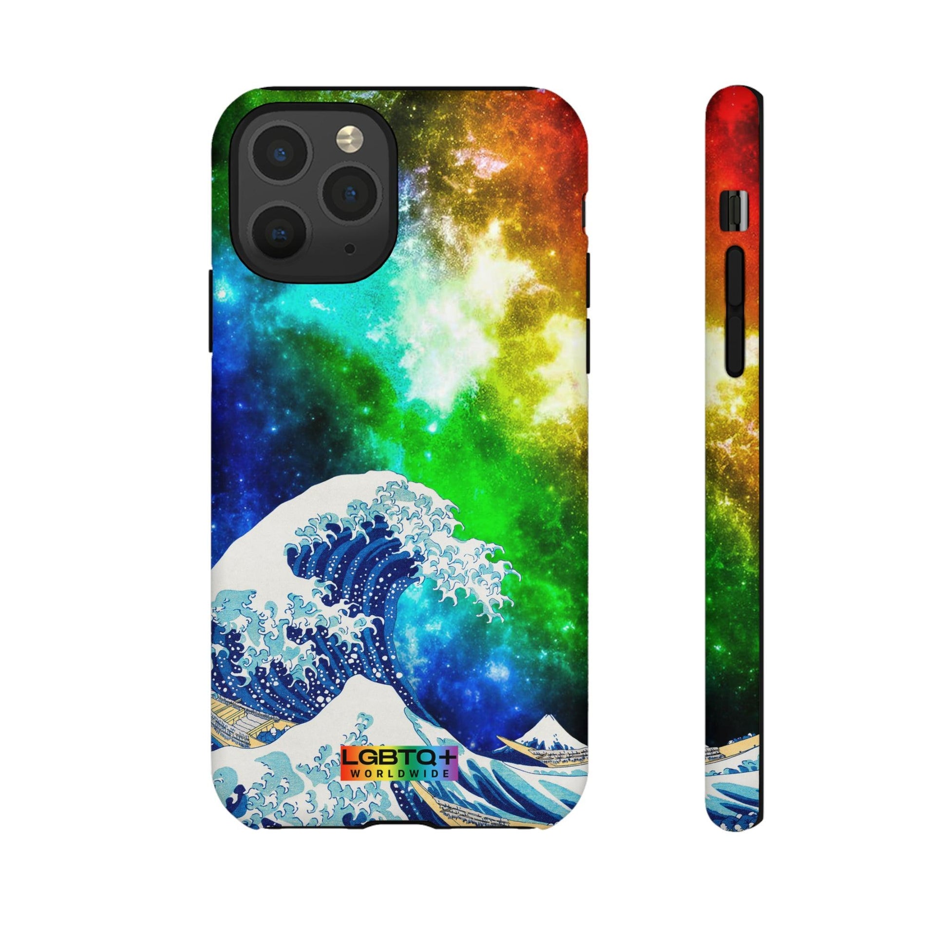 LGBTQWorldwide - ,,WELLE" Doppelgehäuse Handyhülle Accessories, Glossy, iPhone Cases, Matte, Phone accessory, Phone Cases, Samsung Cases, Thermo, Valentine's Day Picks lgbtq Bekleidung Accessoires unisex Zubehör