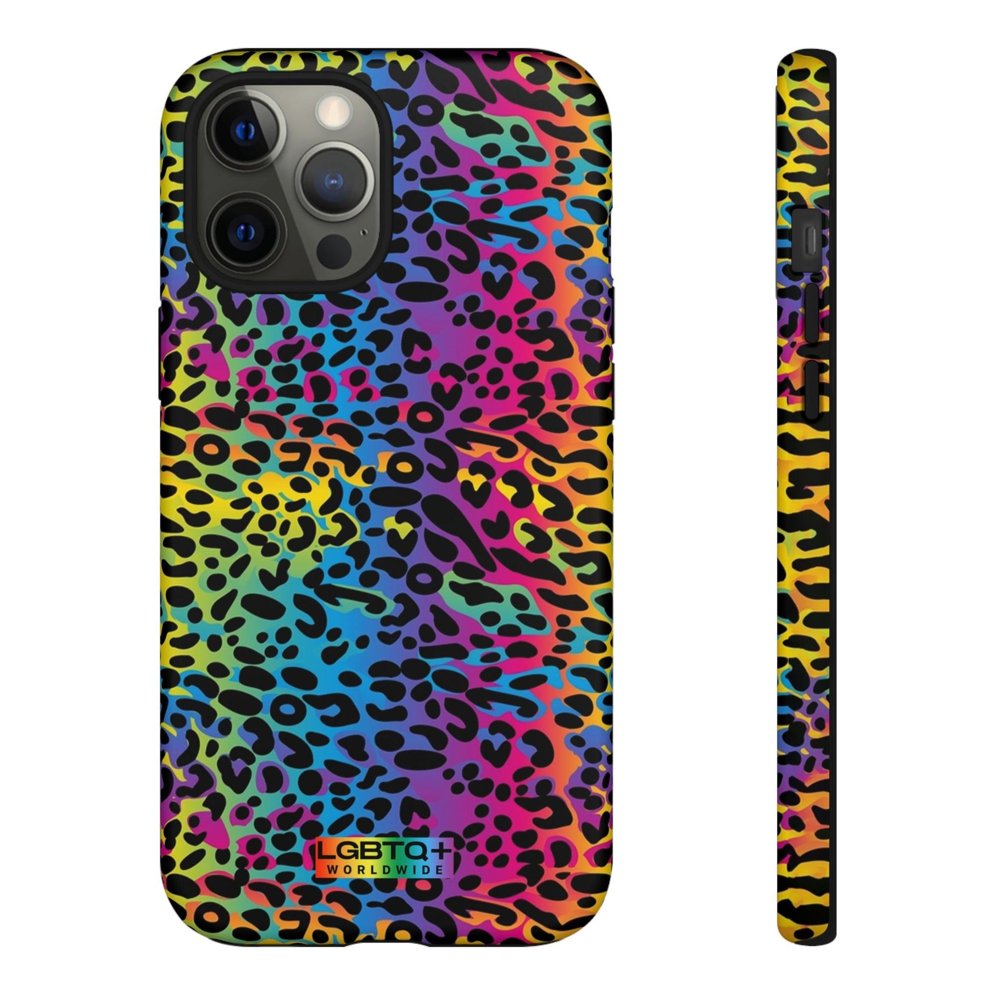 LGBTQWorldwide - ,,LEOPARD" Doppelgehäuse Handyhülle Accessories, Glossy, iPhone Cases, Matte, Phone accessory, Phone Cases, Samsung Cases, Thermo, Valentine's Day Picks lgbtq Bekleidung Accessoires unisex Zubehör