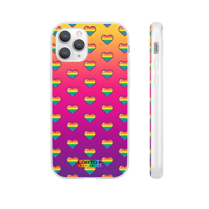 LGBTQWorldwide - ,,HERZEN" Flexible Handyhülle Accessories, Case, iPhone, iPhone Cases, Phone accessory, Phone Cases, Samsung Cases, silikon, Valentine's Day promotion lgbtq Bekleidung Accessoires unisex Zubehör