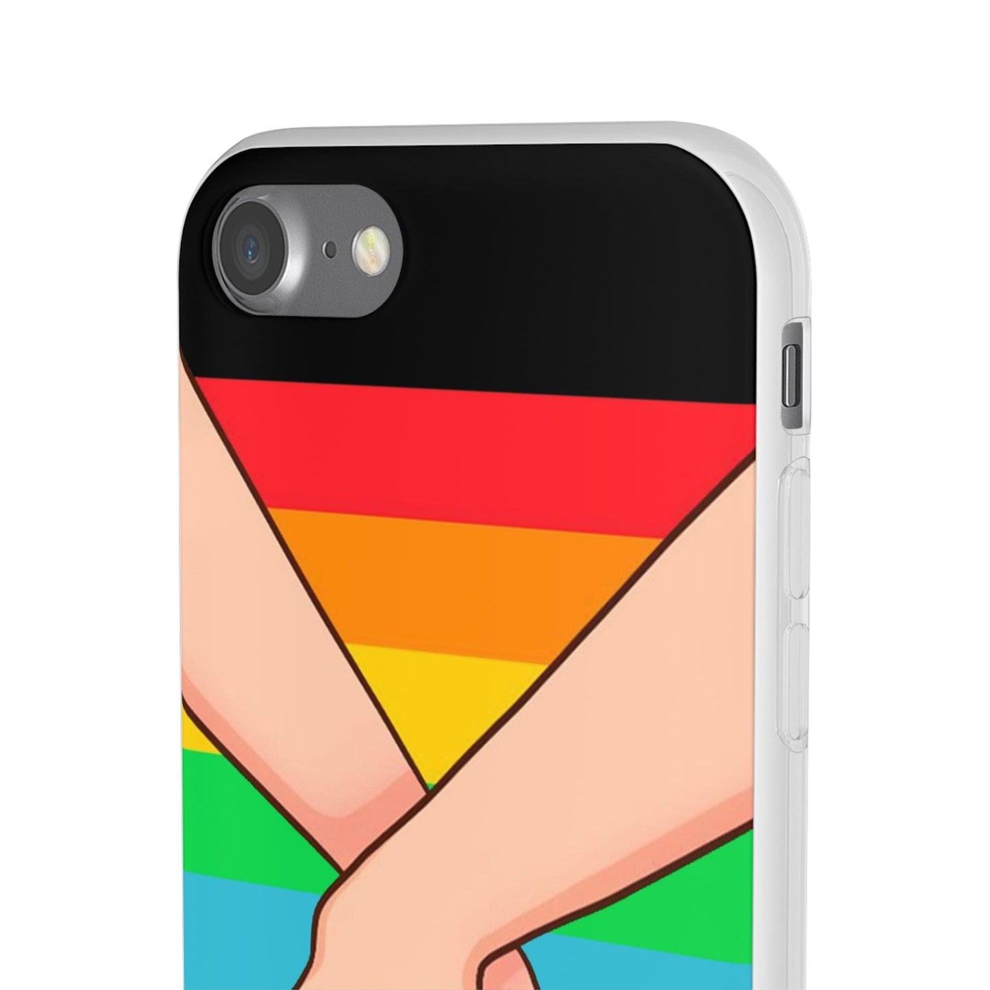 LGBTQWorldwide - ,,TOGETHER PRIDE" Flexible Handyhülle Accessories, Case, iPhone, iPhone Cases, Phone accessory, Phone Cases, Samsung Cases, silikon, Valentine's Day promotion lgbtq Bekleidung Accessoires unisex Zubehör