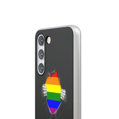 LGBTQWorldwide - ,,SCHWARZES LOCH" Flexible Handyhülle Accessories, Case, iPhone, iPhone Cases, Phone accessory, Phone Cases, Samsung Cases, silikon, Valentine's Day promotion lgbtq Bekleidung Accessoires unisex Zubehör