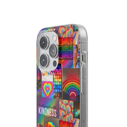 LGBTQWorldwide - ,,FREUNDLICHKEIT" Flexible Handyhülle Accessories, Case, iPhone, iPhone Cases, Phone accessory, Phone Cases, Samsung Cases, silikon, Valentine's Day promotion lgbtq Bekleidung Accessoires unisex Zubehör