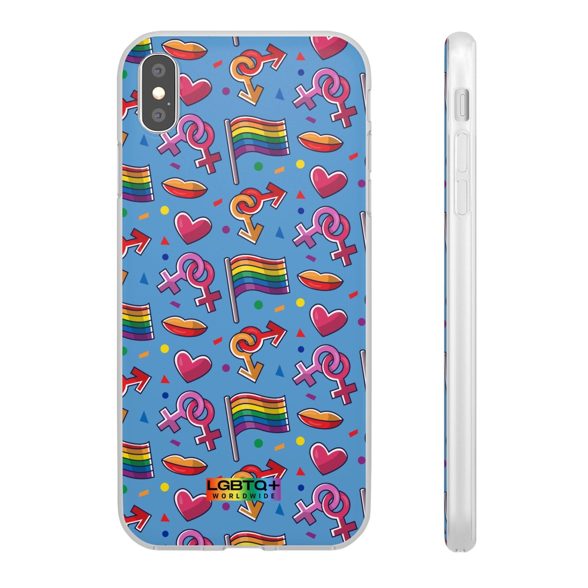 LGBTQWorldwide - ,,FLAGGEN" Flexible Handyhülle Accessories, Case, iPhone, iPhone Cases, Phone accessory, Phone Cases, Samsung Cases, silikon, Valentine's Day promotion lgbtq Bekleidung Accessoires unisex Zubehör