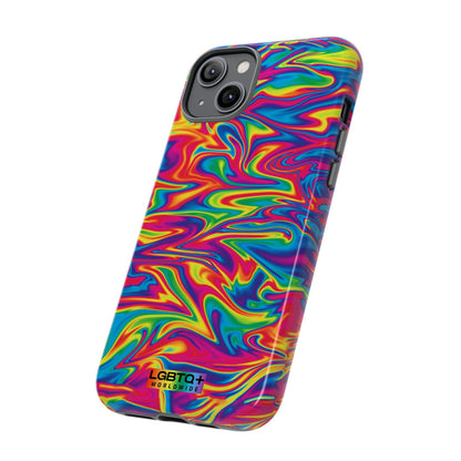 LGBTQWorldwide - ,,ABSTRACT" Doppelgehäuse Handyhülle Accessories, Glossy, iPhone Cases, Matte, Phone accessory, Phone Cases, Samsung Cases, Thermo, Valentine's Day Picks lgbtq Bekleidung Accessoires unisex Zubehör