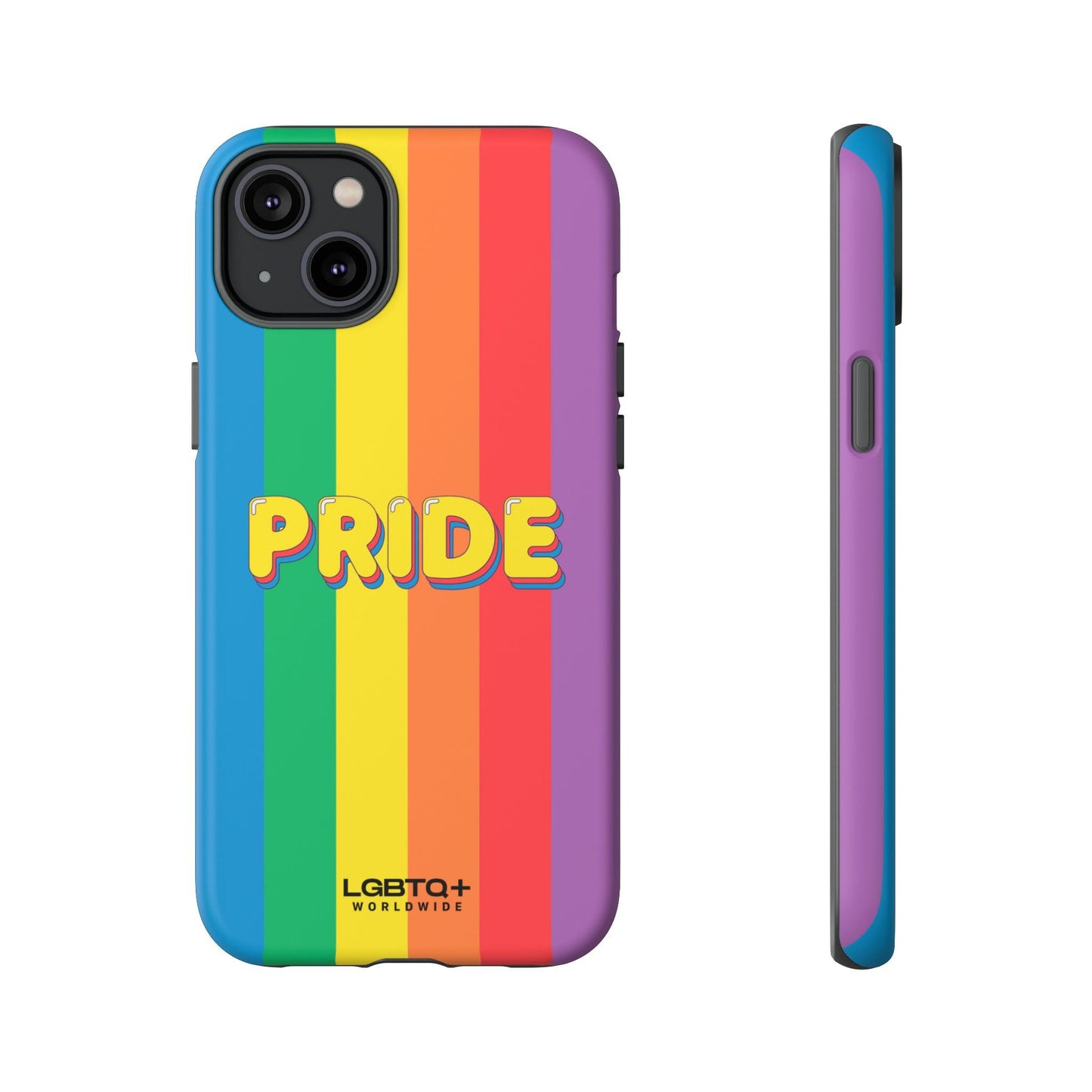 LGBTQWorldwide - ,,PRIDE" Doppelgehäuse Handyhülle Accessories, Glossy, iPhone Cases, Matte, Phone accessory, Phone Cases, Samsung Cases, Thermo, Valentine's Day Picks lgbtq Bekleidung Accessoires unisex Zubehör