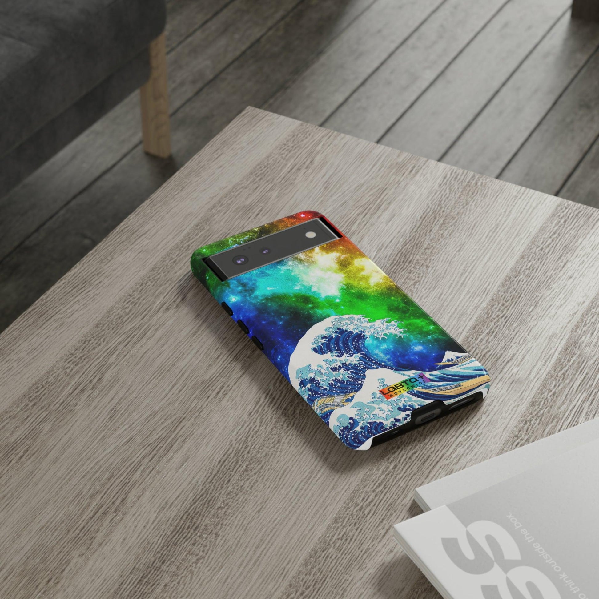 LGBTQWorldwide - ,,WELLE" Doppelgehäuse Handyhülle Accessories, Glossy, iPhone Cases, Matte, Phone accessory, Phone Cases, Samsung Cases, Thermo, Valentine's Day Picks lgbtq Bekleidung Accessoires unisex Zubehör