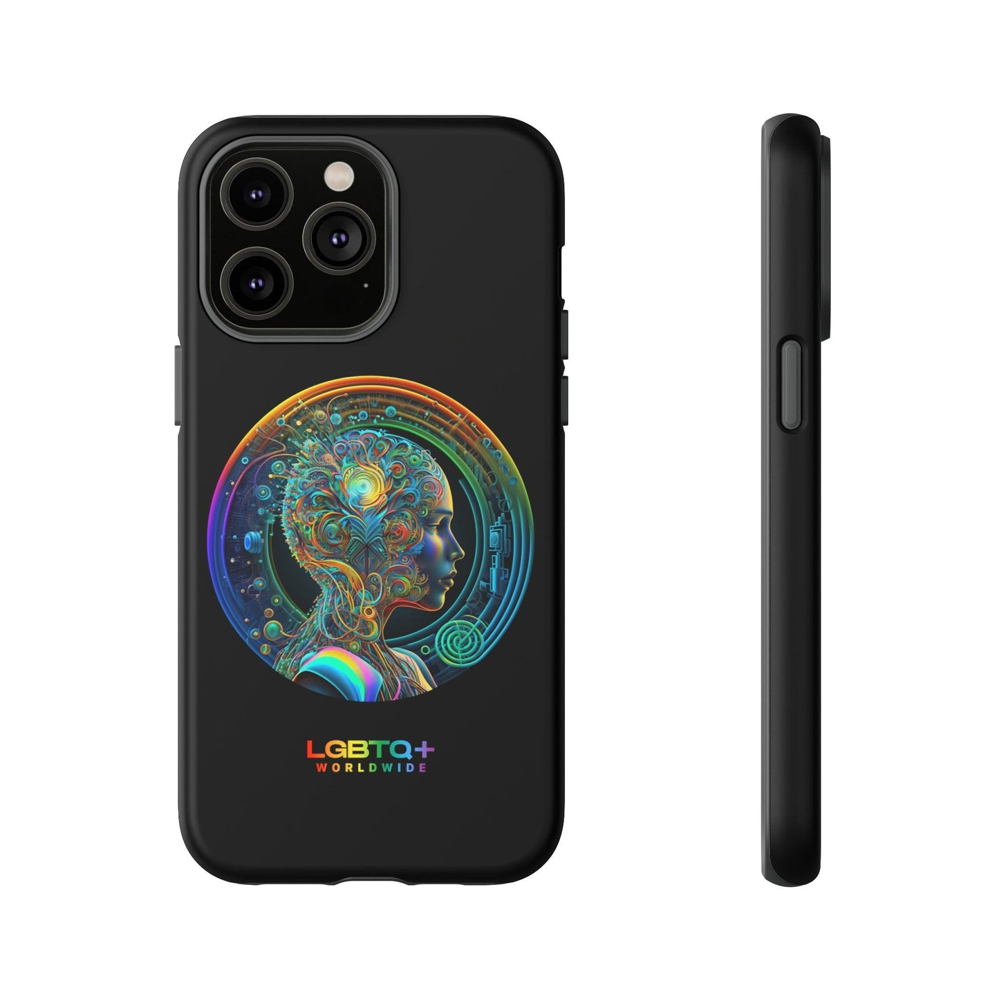 LGBTQWorldwide - ,,INTELLIGENT" Doppelgehäuse Handyhülle Accessories, Glossy, iPhone Cases, Matte, Phone accessory, Phone Cases, Samsung Cases, tough, Valentine's Day Picks lgbtq Bekleidung Accessoires unisex Zubehör