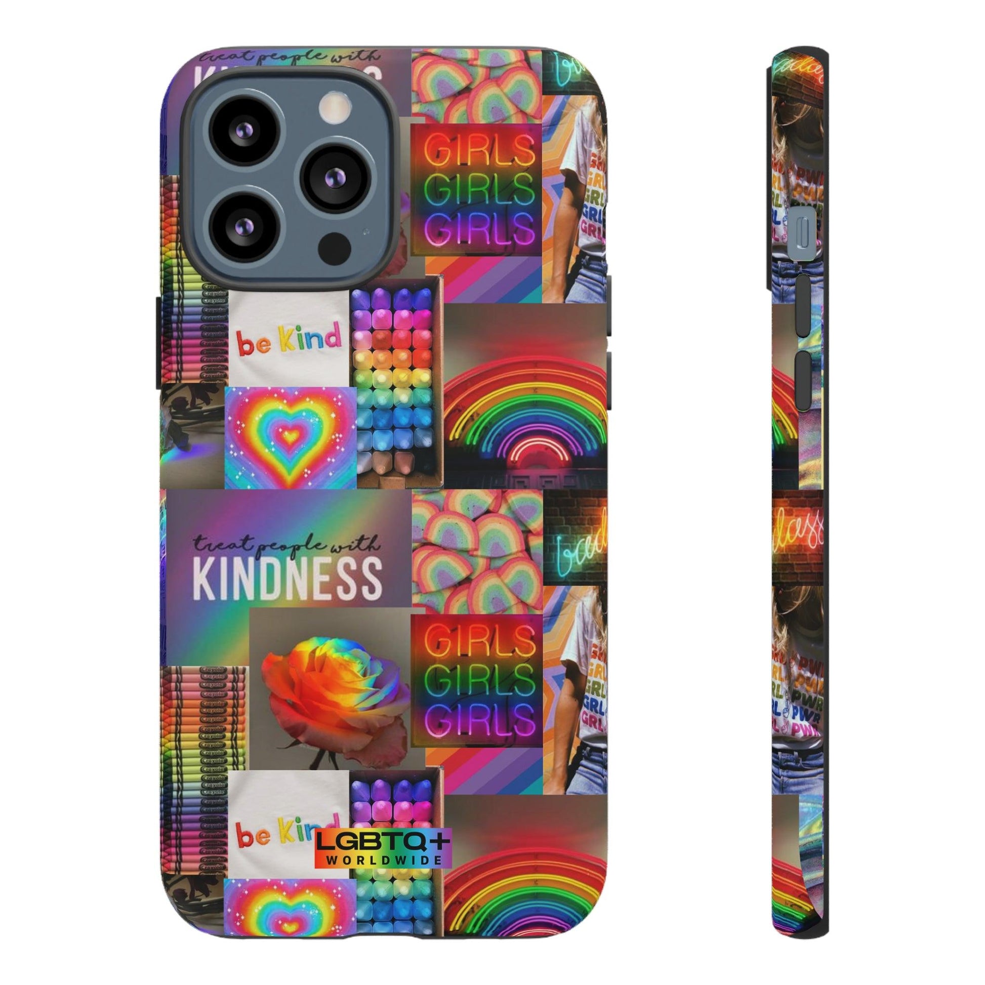 LGBTQWorldwide - ,,FREUNDLICH" Doppelgehäuse Handyhülle Accessories, Glossy, iPhone Cases, Matte, Phone accessory, Phone Cases, Samsung Cases, Thermo, Valentine's Day Picks lgbtq Bekleidung Accessoires unisex Zubehör