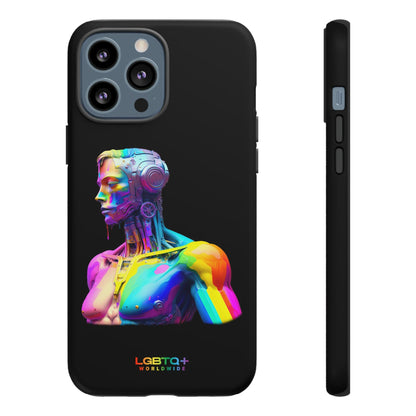 LGBTQWorldwide - ,,ZUKÜNFTIGER ROBOTER" Doppelgehäuse Handyhülle Accessories, Glossy, iPhone Cases, Matte, Phone accessory, Phone Cases, Samsung Cases, tough, Valentine's Day Picks lgbtq Bekleidung Accessoires unisex Zubehör