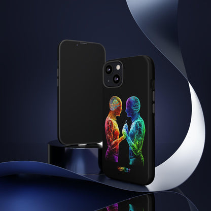 LGBTQWorldwide - ,,ZUSAMMEN" Doppelgehäuse Handyhülle Accessories, Glossy, iPhone Cases, Matte, Phone accessory, Phone Cases, Samsung Cases, tough, Valentine's Day Picks lgbtq Bekleidung Accessoires unisex Zubehör