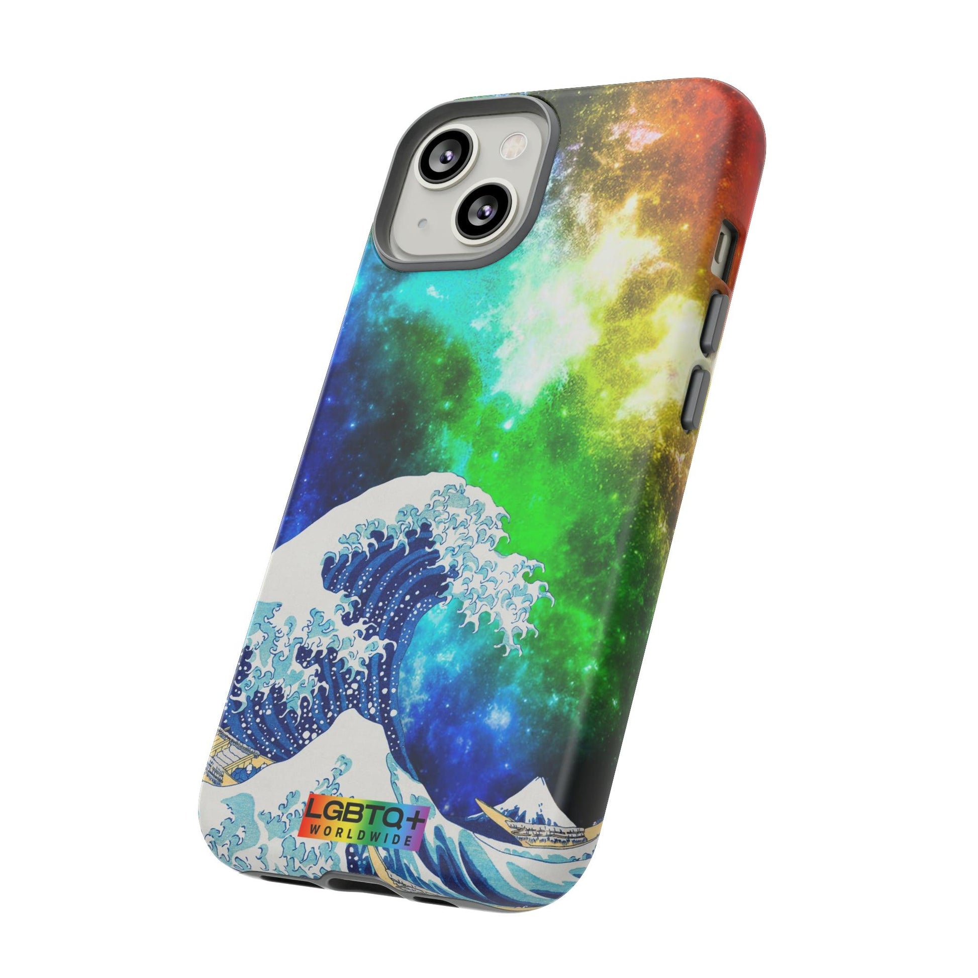 LGBTQWorldwide - ,,WELLE" Doppelgehäuse Handyhülle Accessories, Glossy, iPhone Cases, Matte, Phone accessory, Phone Cases, Samsung Cases, Thermo, Valentine's Day Picks lgbtq Bekleidung Accessoires unisex Zubehör