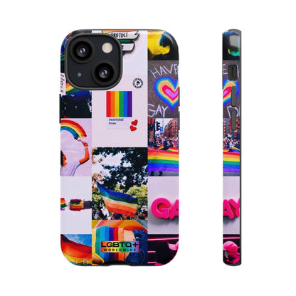 LGBTQWorldwide - ,,REGENBOGEN" Doppelgehäuse Handyhülle Accessories, Glossy, iPhone Cases, Matte, Phone accessory, Phone Cases, Samsung Cases, Thermo, Valentine's Day Picks lgbtq Bekleidung Accessoires unisex Zubehör