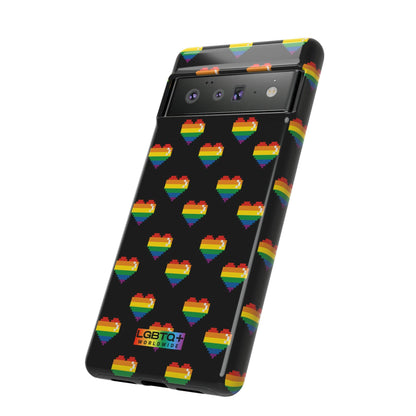 LGBTQWorldwide - ,,COMIC HERZEN" Doppelgehäuse Handyhülle Accessories, Glossy, iPhone Cases, Matte, Phone accessory, Phone Cases, Samsung Cases, Thermo, Valentine's Day Picks lgbtq Bekleidung Accessoires unisex Zubehör