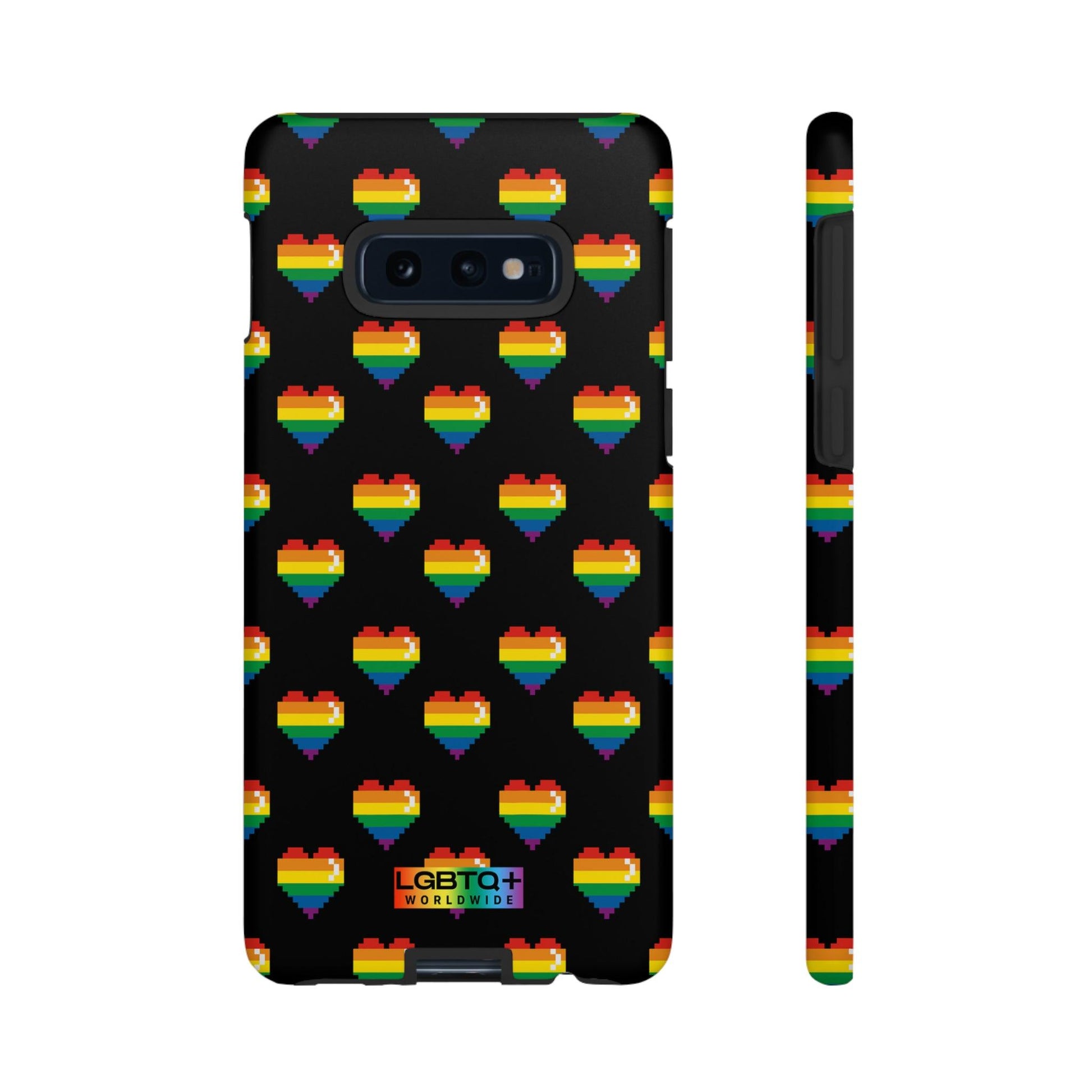 LGBTQWorldwide - ,,COMIC HERZEN" Doppelgehäuse Handyhülle Accessories, Glossy, iPhone Cases, Matte, Phone accessory, Phone Cases, Samsung Cases, Thermo, Valentine's Day Picks lgbtq Bekleidung Accessoires unisex Zubehör