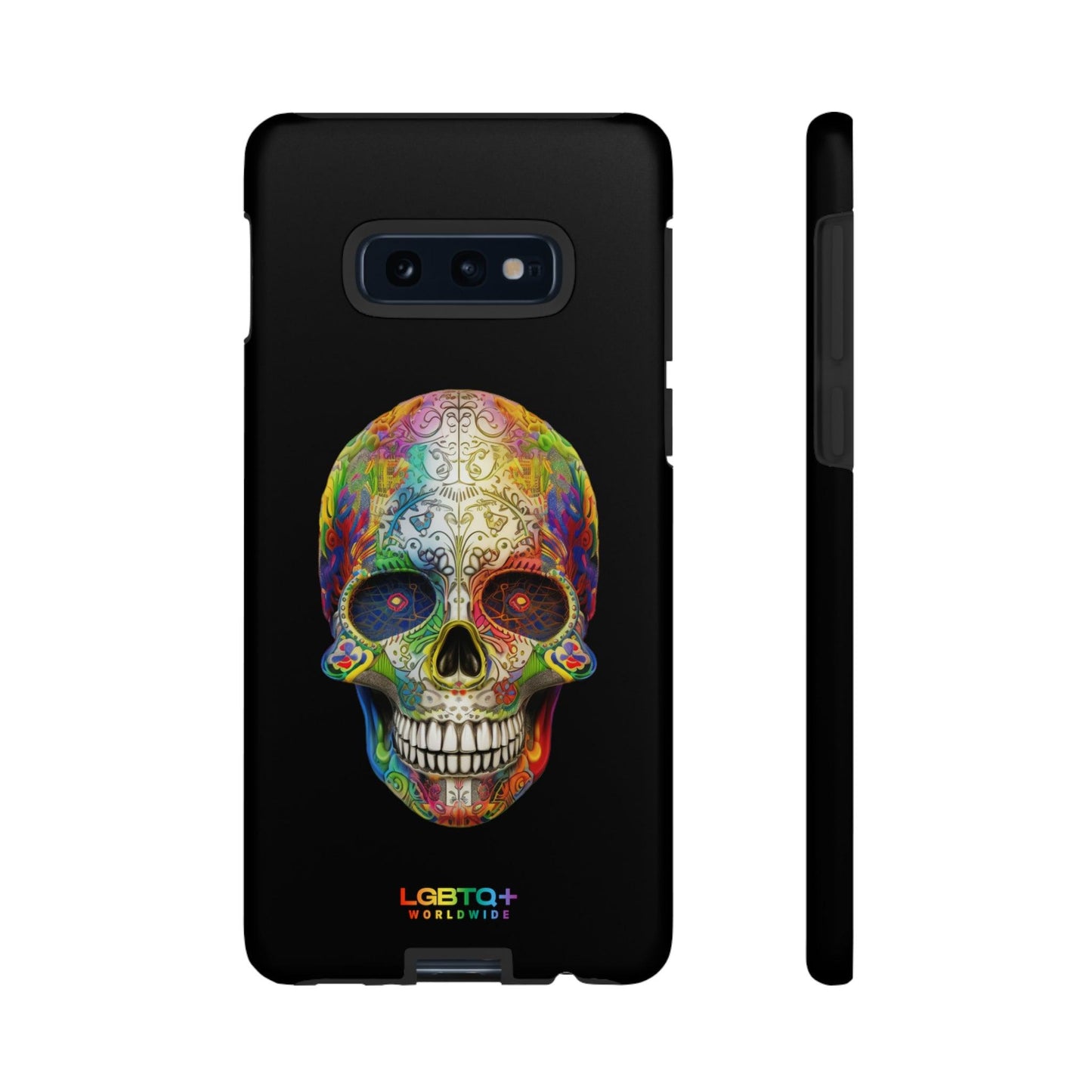 LGBTQWorldwide - ,,SKULL HEAD" Doppelgehäuse Handyhülle Accessories, Glossy, iPhone Cases, Matte, Phone accessory, Phone Cases, Samsung Cases, tough, Valentine's Day Picks lgbtq Bekleidung Accessoires unisex Zubehör