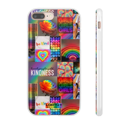 LGBTQWorldwide - ,,FREUNDLICHKEIT" Flexible Handyhülle Accessories, Case, iPhone, iPhone Cases, Phone accessory, Phone Cases, Samsung Cases, silikon, Valentine's Day promotion lgbtq Bekleidung Accessoires unisex Zubehör