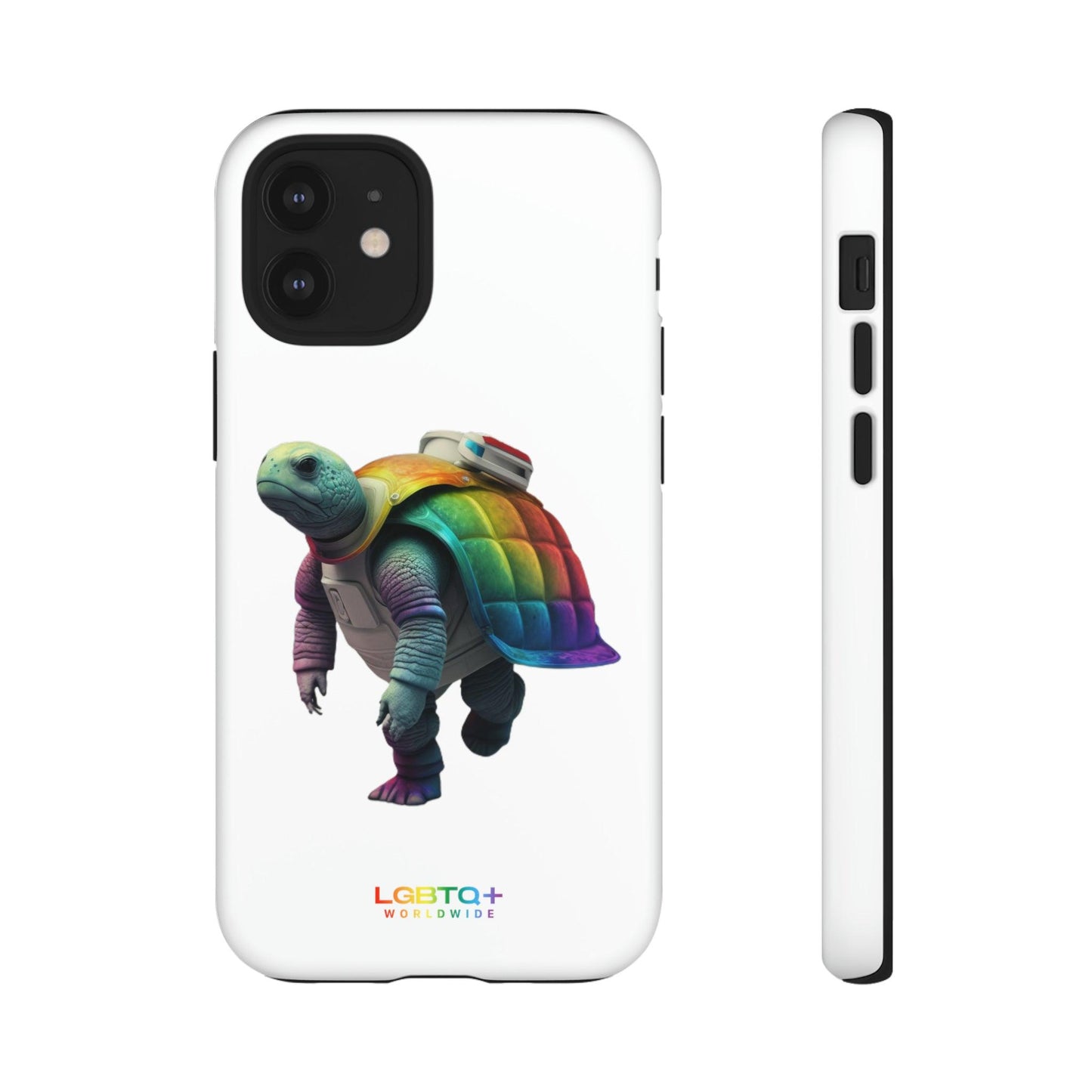 LGBTQWorldwide - ,,SCHILDKRÖTE" Doppelgehäuse Handyhülle Accessories, Glossy, iPhone Cases, Matte, Phone accessory, Phone Cases, Samsung Cases, tough, Valentine's Day Picks lgbtq Bekleidung Accessoires unisex Zubehör