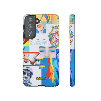 LGBTQWorldwide - ,,LEBEN"Doppelgehäuse Handyhülle Accessories, Glossy, iPhone Cases, Matte, Phone accessory, Phone Cases, Samsung Cases, Thermo, Valentine's Day Picks lgbtq Bekleidung Accessoires unisex Zubehör