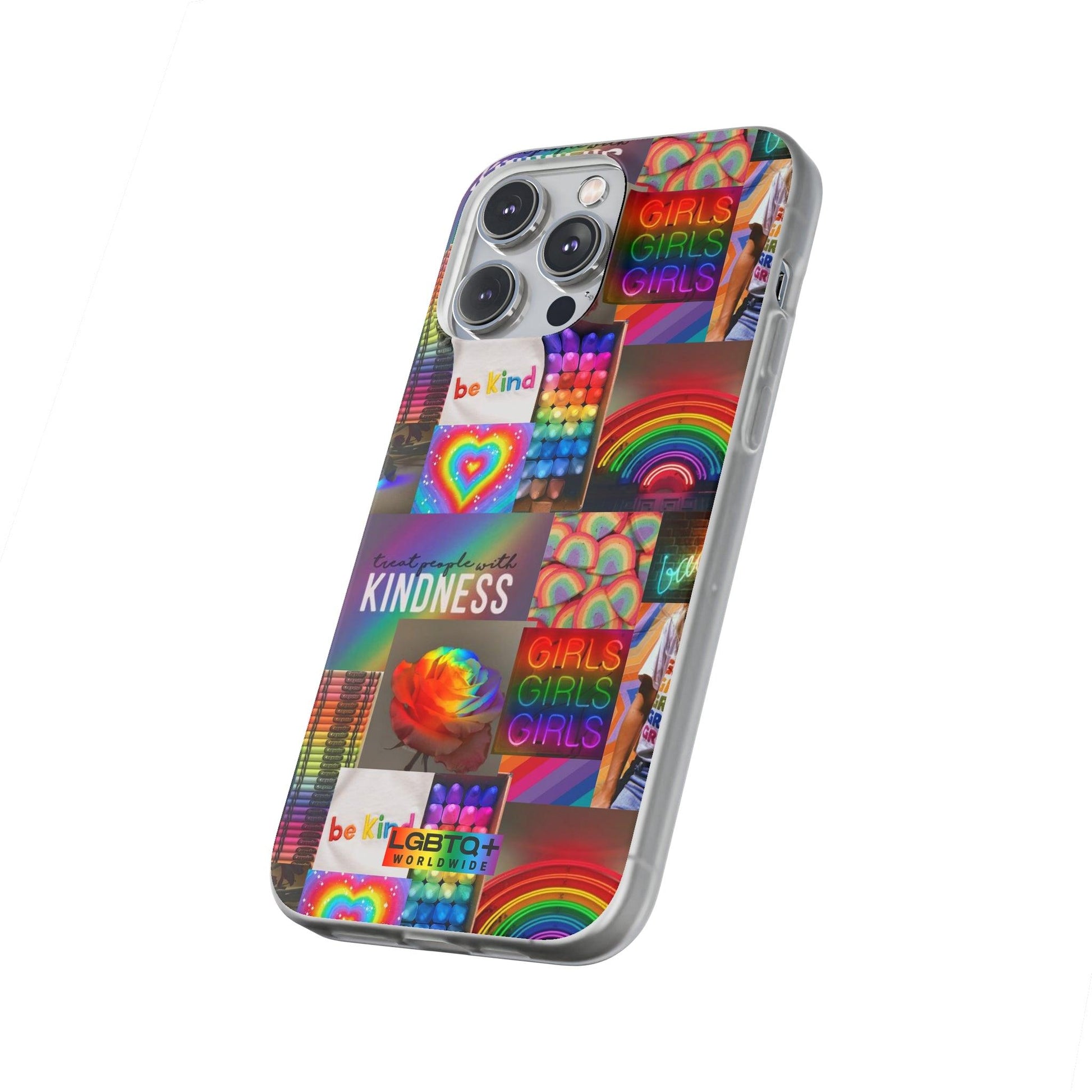 LGBTQWorldwide - ,,FREUNDLICHKEIT" Flexible Handyhülle Accessories, Case, iPhone, iPhone Cases, Phone accessory, Phone Cases, Samsung Cases, silikon, Valentine's Day promotion lgbtq Bekleidung Accessoires unisex Zubehör