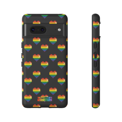 LGBTQWorldwide - ,,COMIC HERZEN" Doppelgehäuse Handyhülle Accessories, Glossy, iPhone Cases, Matte, Phone accessory, Phone Cases, Samsung Cases, Thermo, Valentine's Day Picks lgbtq Bekleidung Accessoires unisex Zubehör