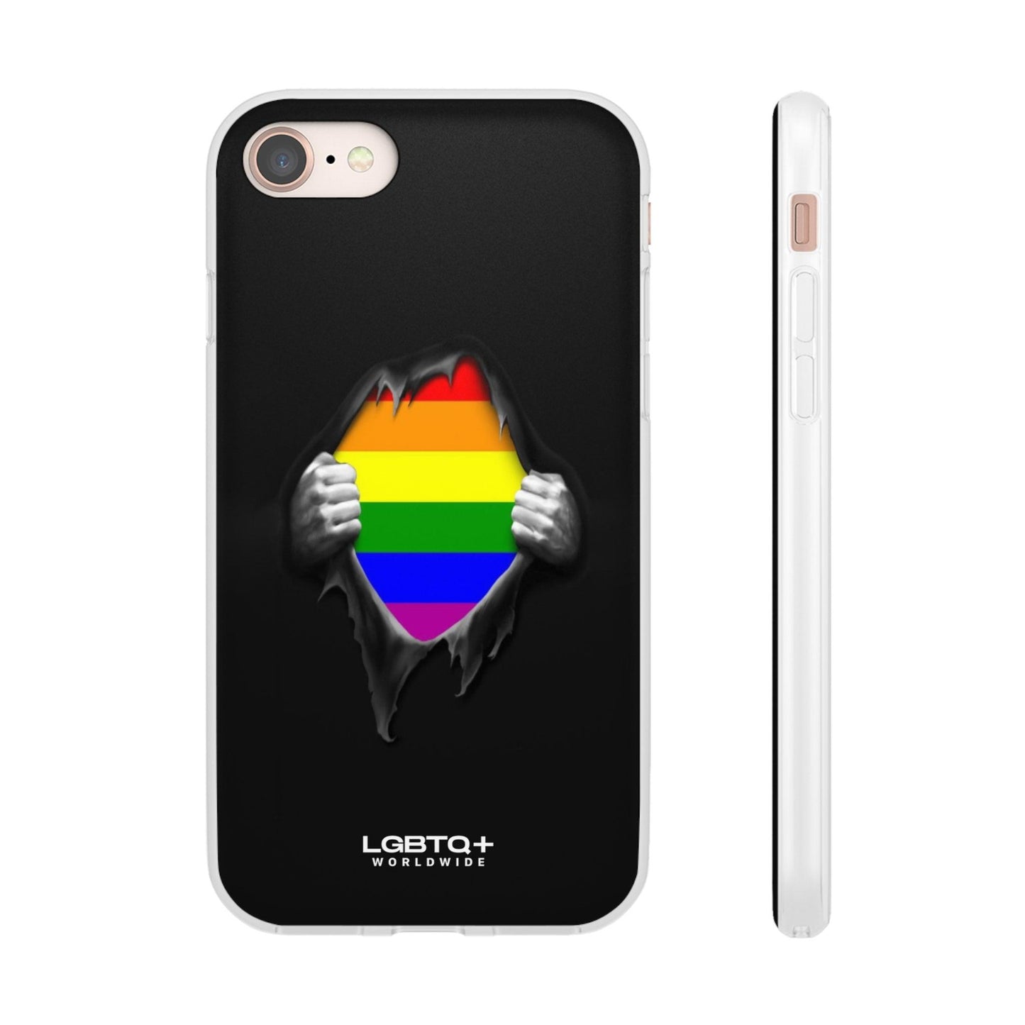 LGBTQWorldwide - ,,SCHWARZES LOCH" Flexible Handyhülle Accessories, Case, iPhone, iPhone Cases, Phone accessory, Phone Cases, Samsung Cases, silikon, Valentine's Day promotion lgbtq Bekleidung Accessoires unisex Zubehör