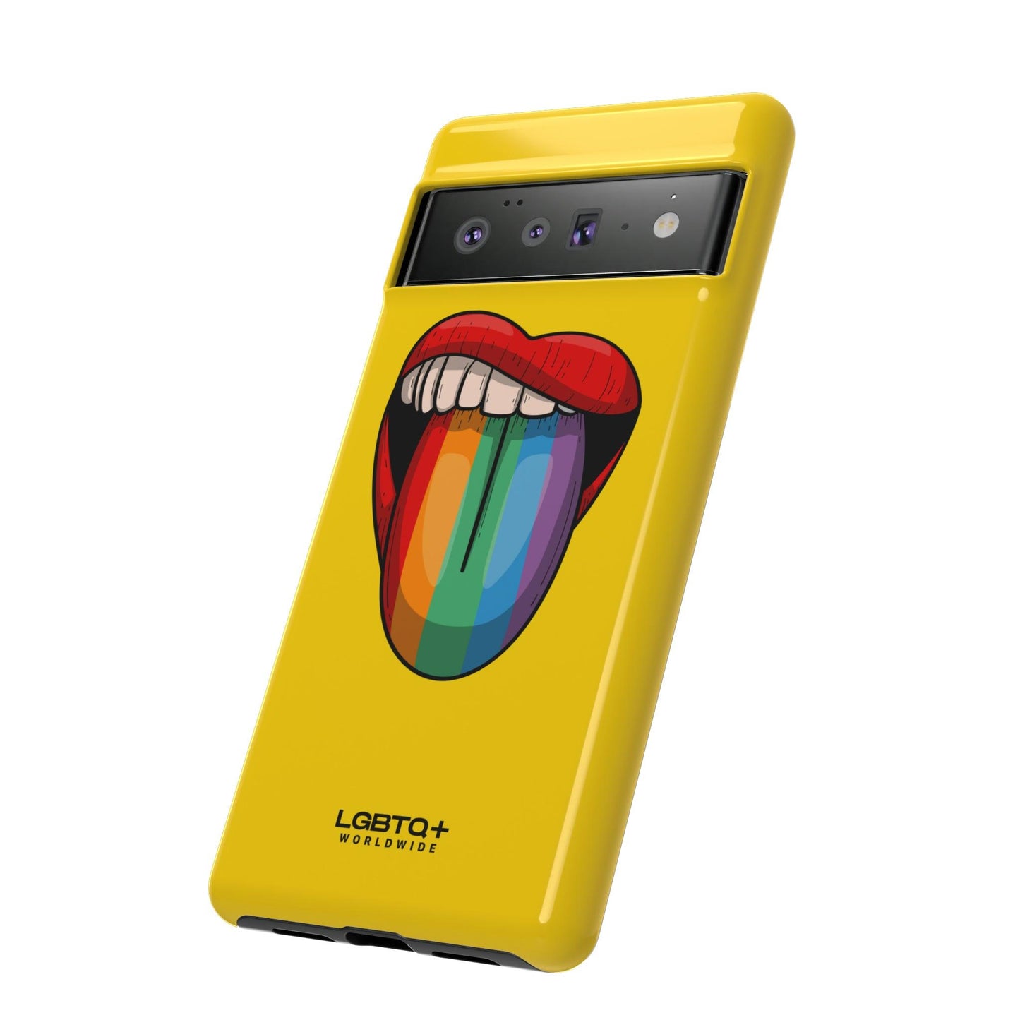 LGBTQWorldwide - ,,ZUNGE" Doppelgehäuse Handyhülle Accessories, Glossy, iPhone Cases, Matte, Phone accessory, Phone Cases, Samsung Cases, Thermo, Valentine's Day Picks lgbtq Bekleidung Accessoires unisex Zubehör