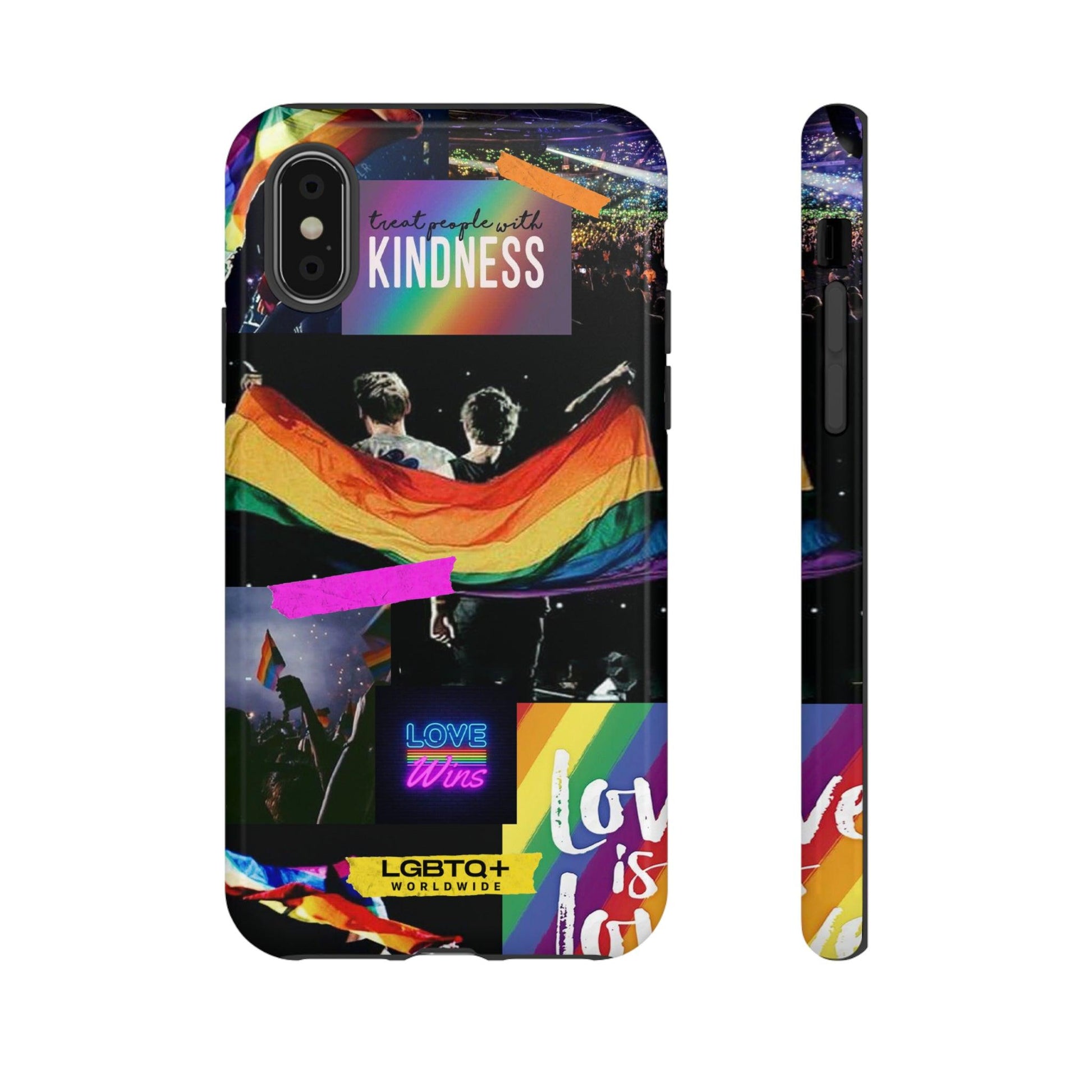 LGBTQWorldwide - ,,COMMUNITY" Doppelgehäuse Handyhülle Accessories, Glossy, iPhone Cases, Matte, Phone accessory, Phone Cases, Samsung Cases, Thermo, Valentine's Day Picks lgbtq Bekleidung Accessoires unisex Zubehör