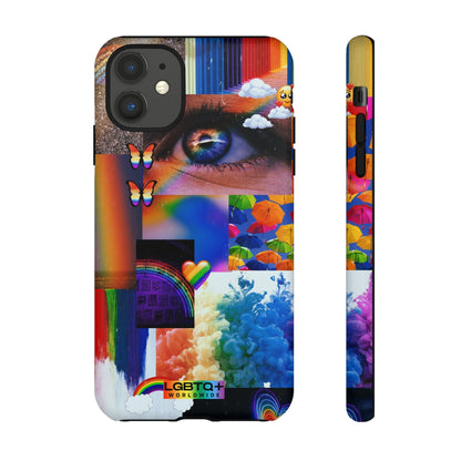 LGBTQWorldwide - ,,VISION" Doppelgehäuse Handyhülle Accessories, Glossy, iPhone Cases, Matte, Phone accessory, Phone Cases, Samsung Cases, Thermo, Valentine's Day Picks lgbtq Bekleidung Accessoires unisex Zubehör