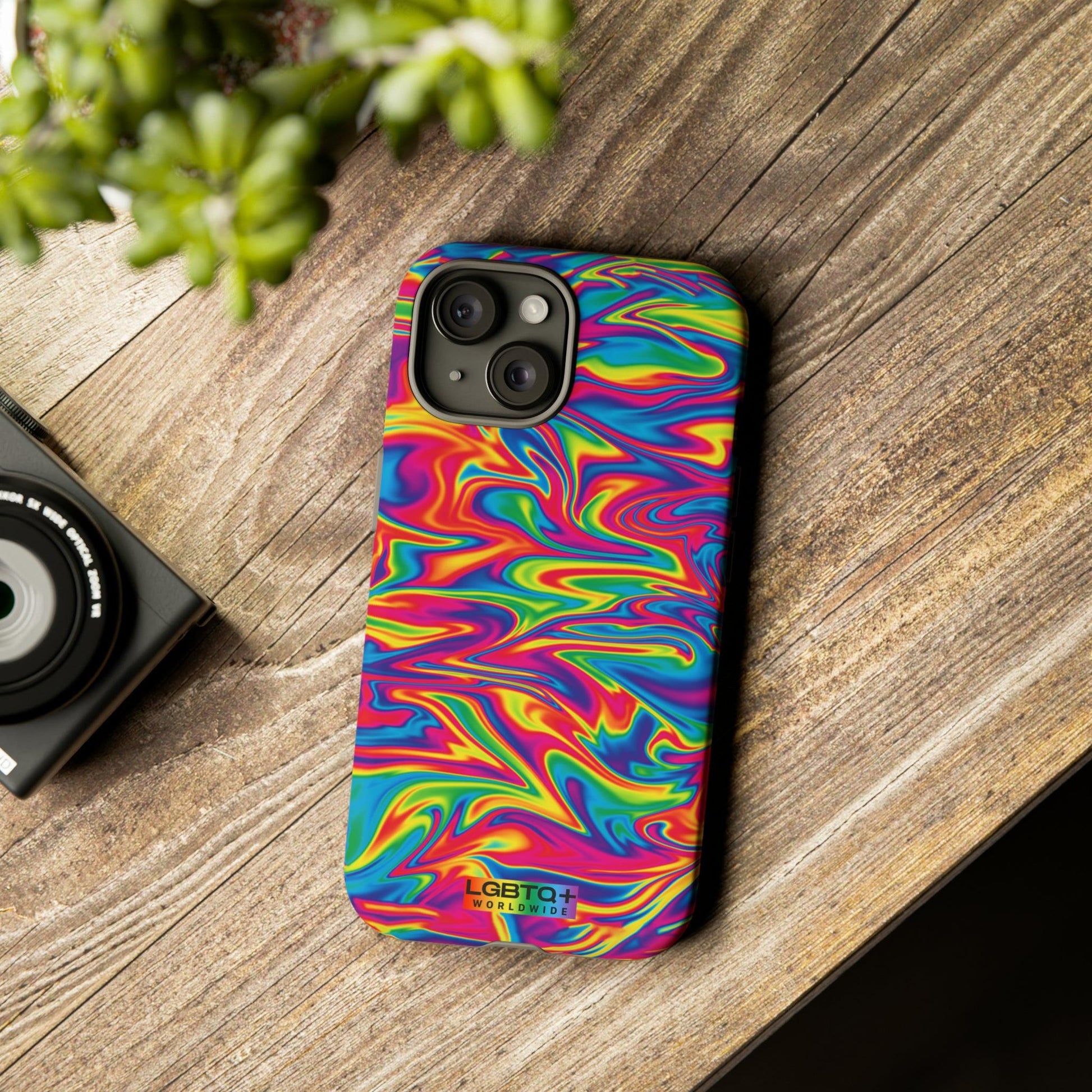 LGBTQWorldwide - ,,ABSTRACT" Doppelgehäuse Handyhülle Accessories, Glossy, iPhone Cases, Matte, Phone accessory, Phone Cases, Samsung Cases, Thermo, Valentine's Day Picks lgbtq Bekleidung Accessoires unisex Zubehör