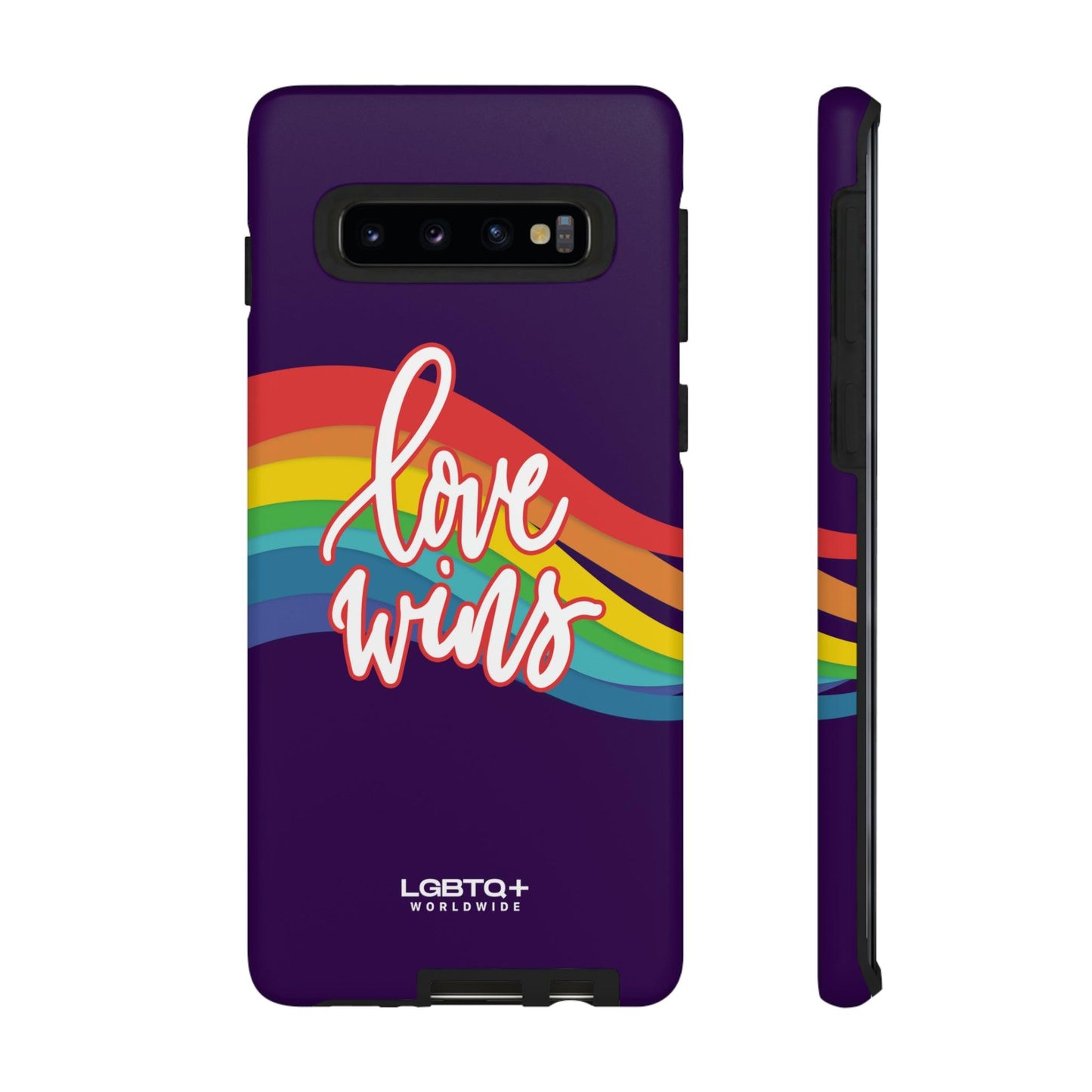 LGBTQWorldwide - ,,LIEBE GEWINNT" Doppelgehäuse Handyhülle Accessories, Glossy, iPhone Cases, Matte, Phone accessory, Phone Cases, Samsung Cases, Thermo, Valentine's Day Picks lgbtq Bekleidung Accessoires unisex Zubehör