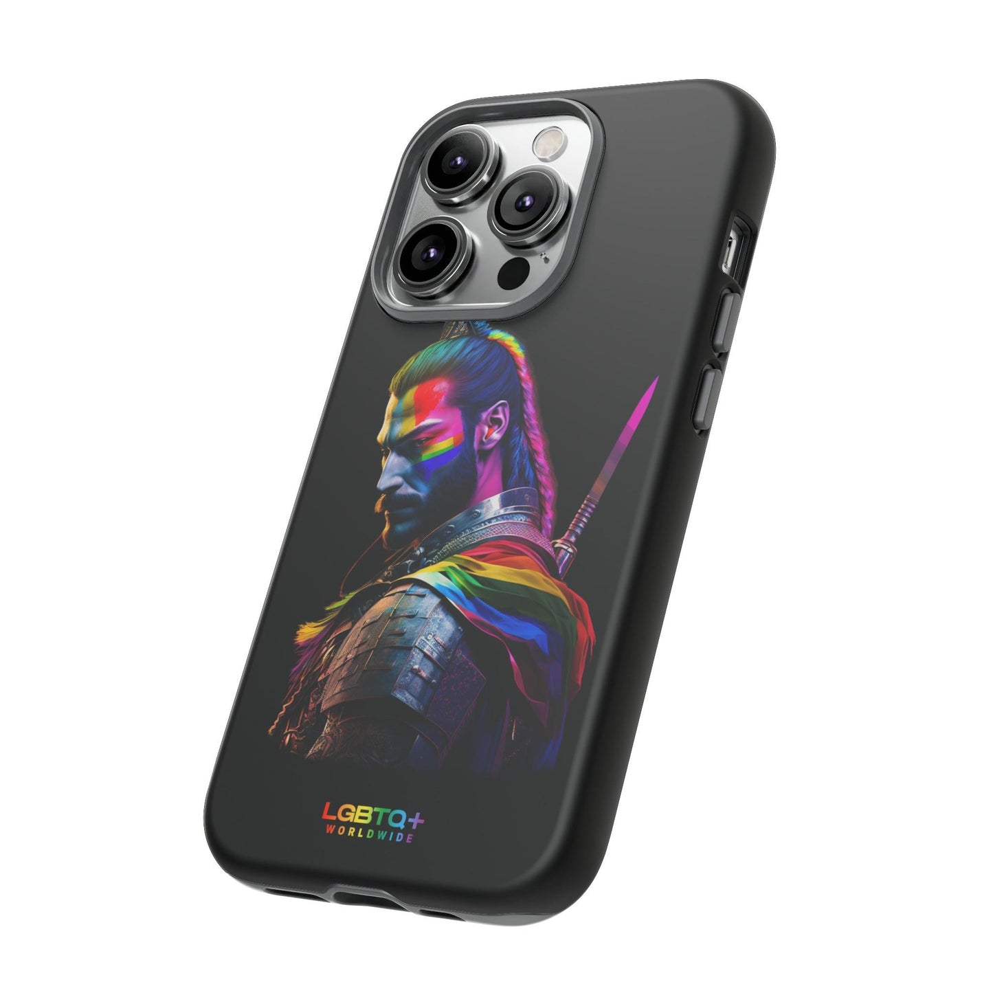 LGBTQWorldwide - ,,SAMURAI" Doppelgehäuse Handyhülle Accessories, Glossy, iPhone Cases, Matte, Phone accessory, Phone Cases, Samsung Cases, tough, Valentine's Day Picks lgbtq Bekleidung Accessoires unisex Zubehör