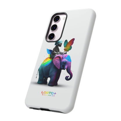 LGBTQWorldwide - ,,SCHMETTERLING" Doppelgehäuse Handyhülle Accessories, Glossy, iPhone Cases, Matte, Phone accessory, Phone Cases, Samsung Cases, tough, Valentine's Day Picks lgbtq Bekleidung Accessoires unisex Zubehör