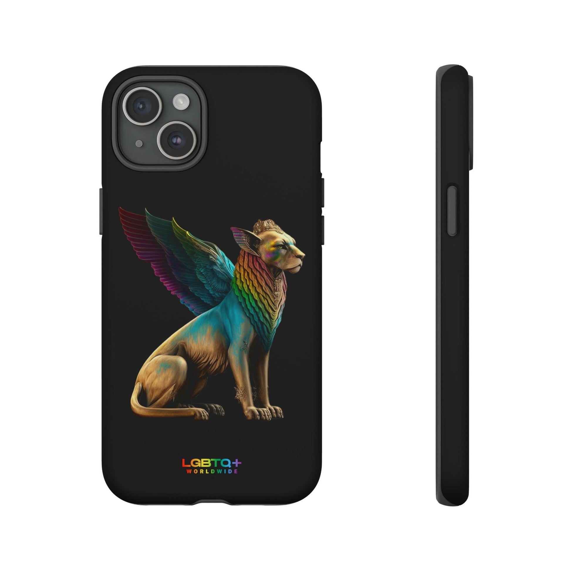 LGBTQWorldwide - ,,SPHINX" Doppelgehäuse Handyhülle Accessories, Glossy, iPhone Cases, Matte, Phone accessory, Phone Cases, Samsung Cases, tough, Valentine's Day Picks lgbtq Bekleidung Accessoires unisex Zubehör