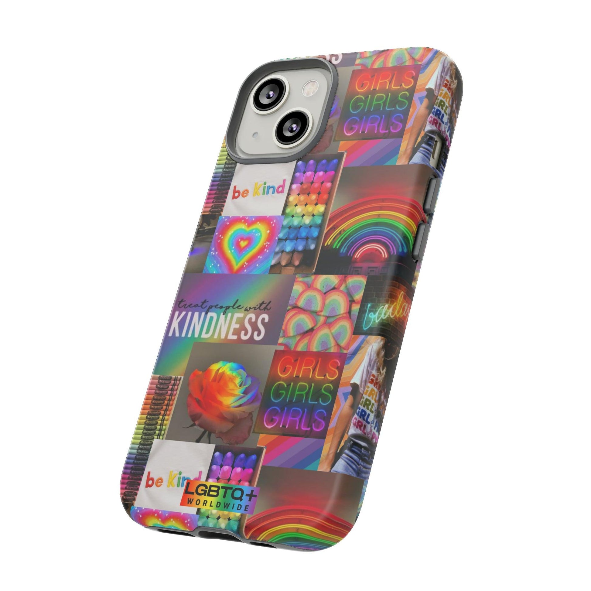 LGBTQWorldwide - ,,FREUNDLICH" Doppelgehäuse Handyhülle Accessories, Glossy, iPhone Cases, Matte, Phone accessory, Phone Cases, Samsung Cases, Thermo, Valentine's Day Picks lgbtq Bekleidung Accessoires unisex Zubehör