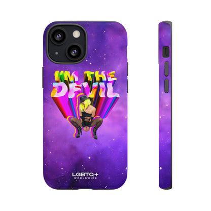 LGBTQWorldwide - ,,I AM THE DEVIL" Doppelgehäuse Handyhülle Accessories, Glossy, iPhone Cases, Matte, Phone accessory, Phone Cases, Samsung Cases, Thermo, Valentine's Day Picks lgbtq Bekleidung Accessoires unisex Zubehör