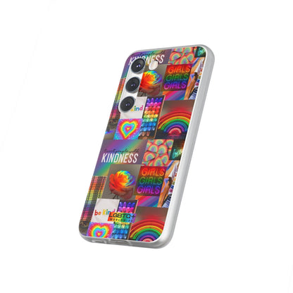 LGBTQWorldwide - ,,FREUNDLICHKEIT" Flexible Handyhülle Accessories, Case, iPhone, iPhone Cases, Phone accessory, Phone Cases, Samsung Cases, silikon, Valentine's Day promotion lgbtq Bekleidung Accessoires unisex Zubehör