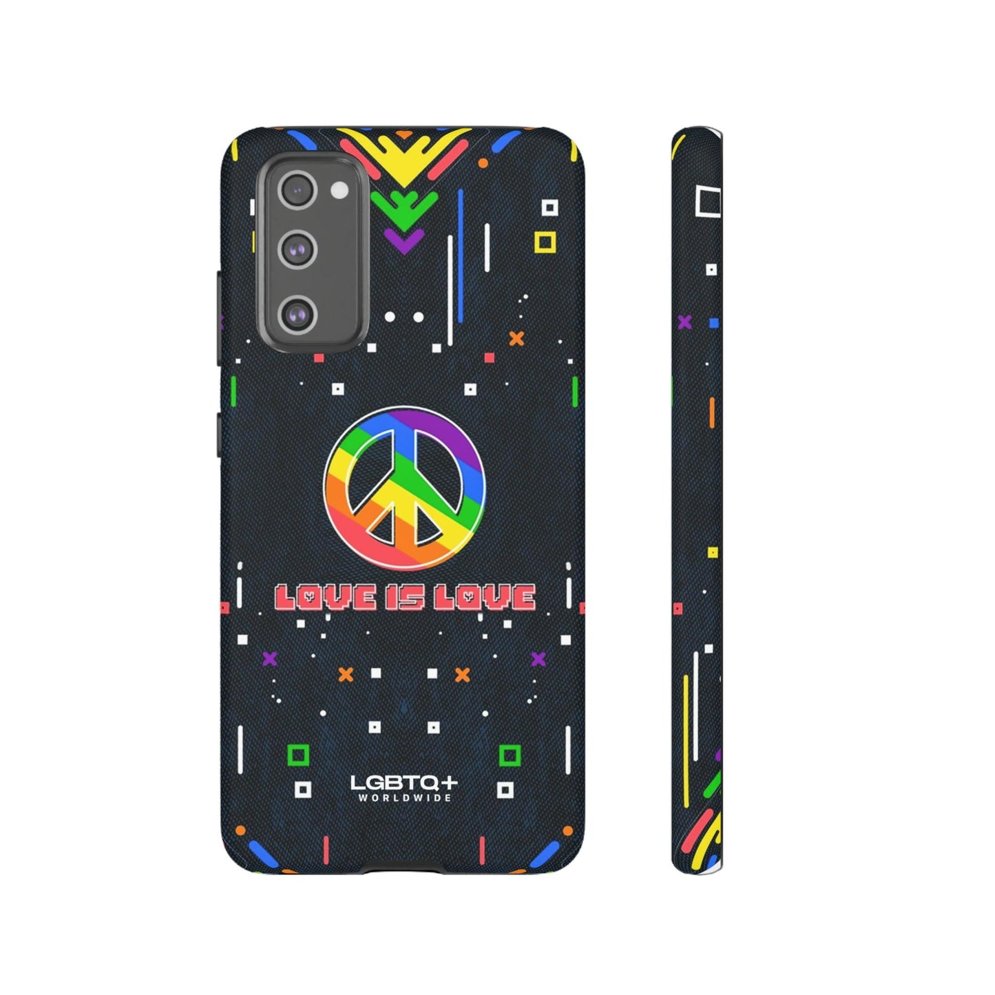 LGBTQWorldwide - ,,PEACE" Doppelgehäuse Handyhülle Accessories, Glossy, iPhone Cases, Matte, Phone accessory, Phone Cases, Samsung Cases, Thermo, Valentine's Day Picks lgbtq Bekleidung Accessoires unisex Zubehör