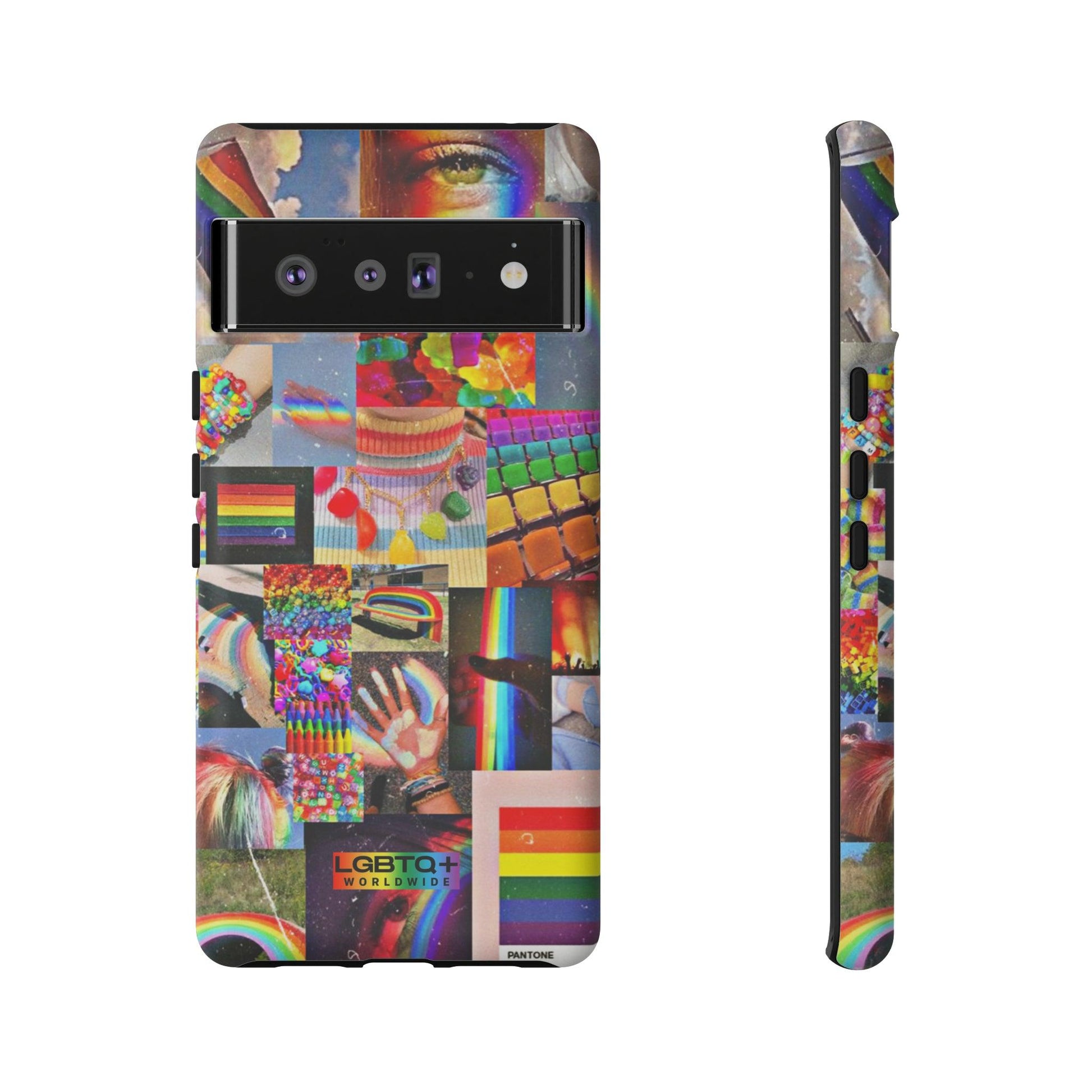 LGBTQWorldwide - ,,FARBEN" Doppelgehäuse Handyhülle Accessories, Glossy, iPhone Cases, Matte, Phone accessory, Phone Cases, Samsung Cases, Thermo, Valentine's Day Picks lgbtq Bekleidung Accessoires unisex Zubehör