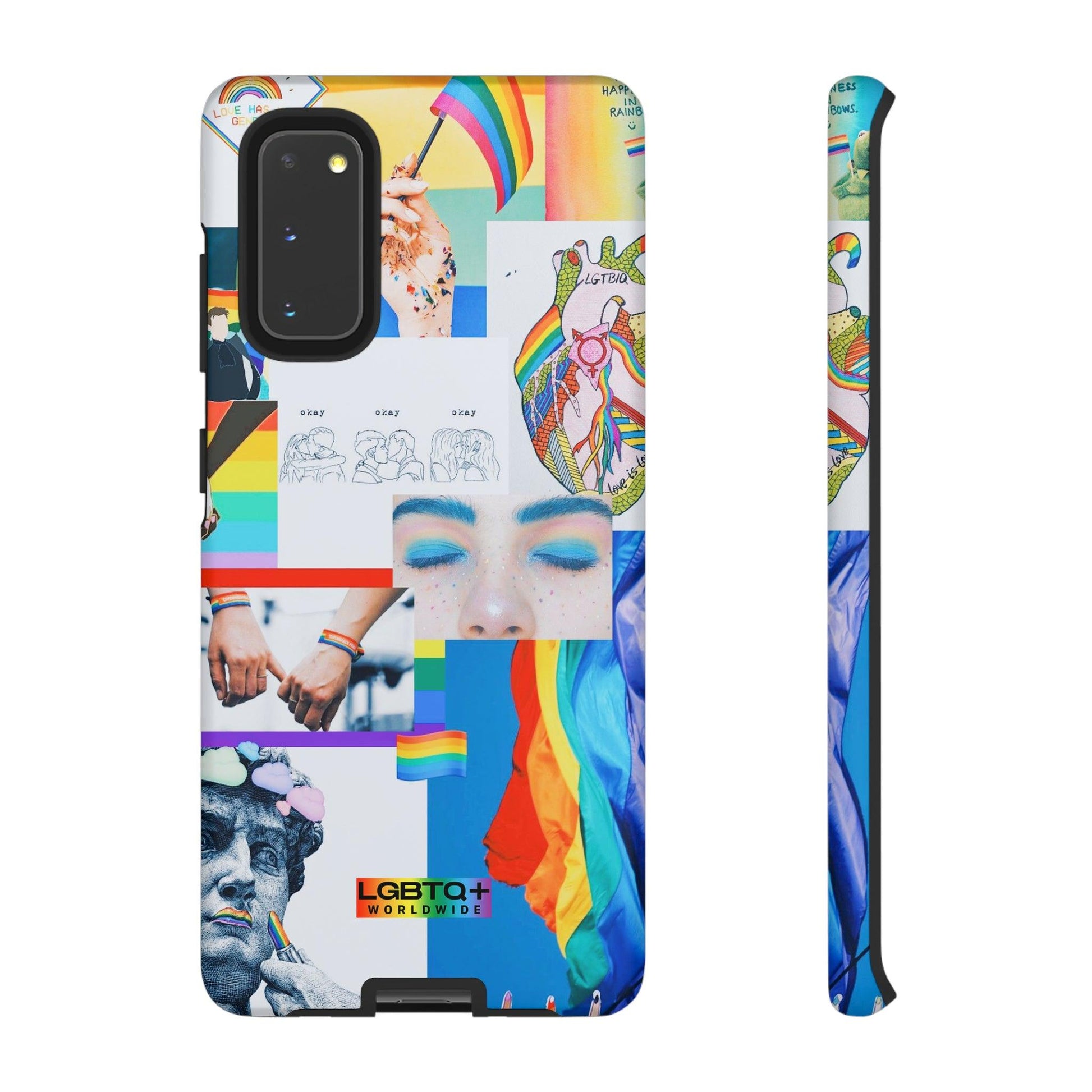 LGBTQWorldwide - ,,LEBEN"Doppelgehäuse Handyhülle Accessories, Glossy, iPhone Cases, Matte, Phone accessory, Phone Cases, Samsung Cases, Thermo, Valentine's Day Picks lgbtq Bekleidung Accessoires unisex Zubehör