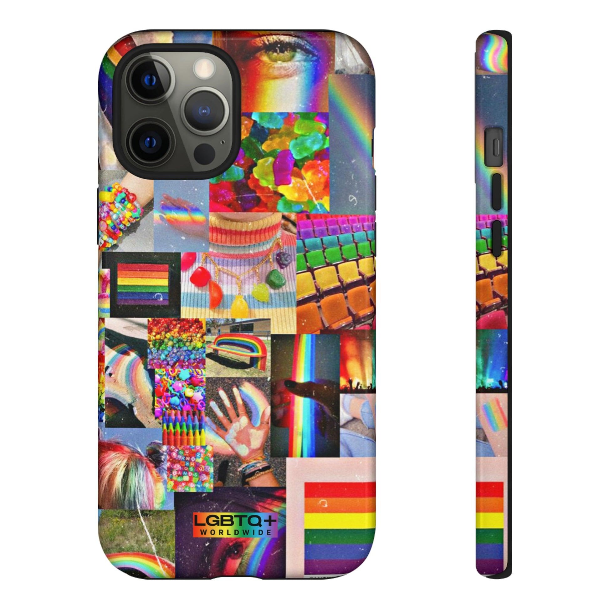 LGBTQWorldwide - ,,FARBEN" Doppelgehäuse Handyhülle Accessories, Glossy, iPhone Cases, Matte, Phone accessory, Phone Cases, Samsung Cases, Thermo, Valentine's Day Picks lgbtq Bekleidung Accessoires unisex Zubehör