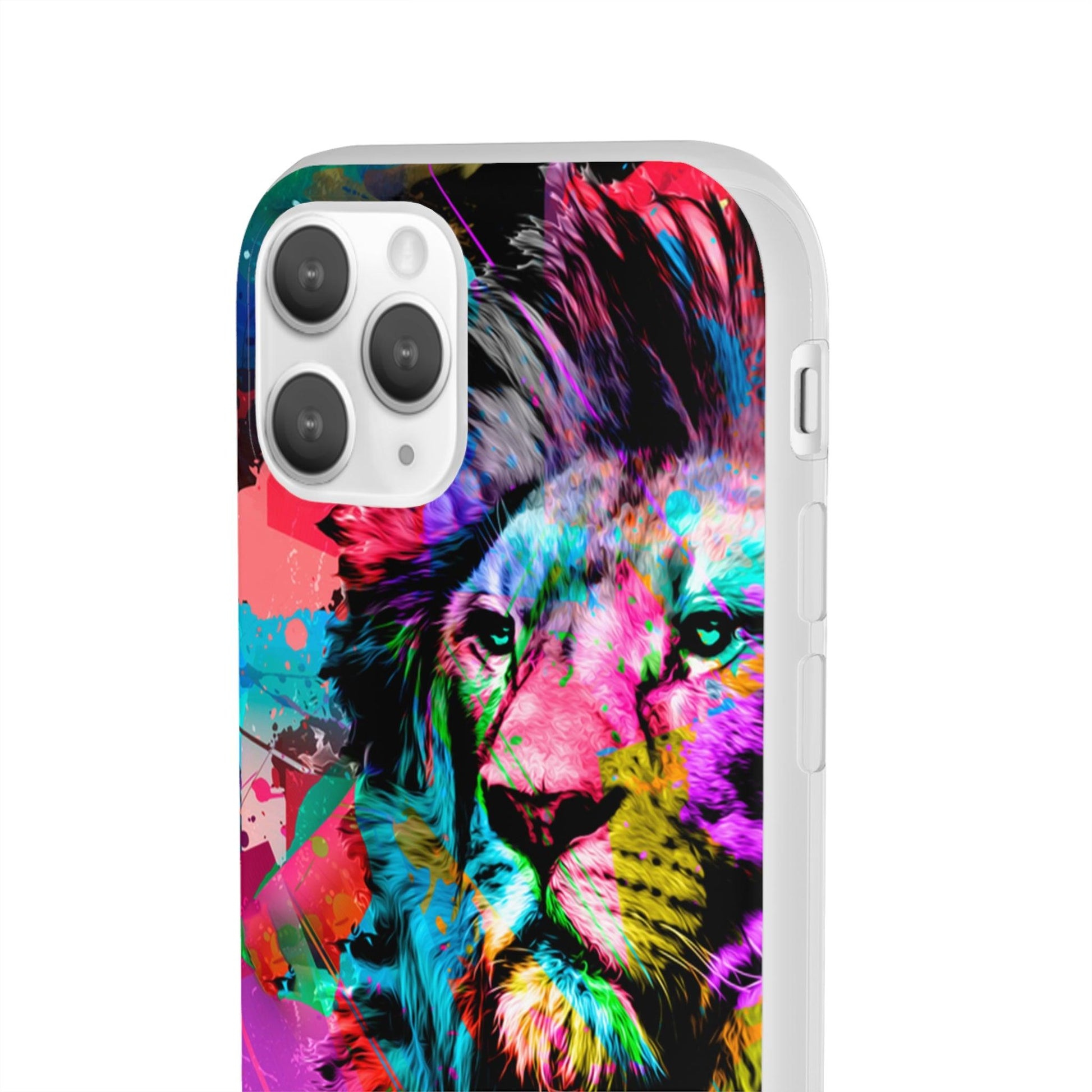 LGBTQWorldwide - ,,STARKER LÖWE" Flexible Handyhülle Accessories, Case, iPhone, iPhone Cases, Phone accessory, Phone Cases, Samsung Cases, silikon, Valentine's Day promotion lgbtq Bekleidung Accessoires unisex Zubehör