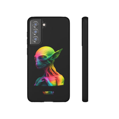 LGBTQWorldwide - ,,ALIEN" Doppelgehäuse Handyhülle Accessories, Glossy, iPhone Cases, Matte, Phone accessory, Phone Cases, Samsung Cases, tough, Valentine's Day Picks lgbtq Bekleidung Accessoires unisex Zubehör